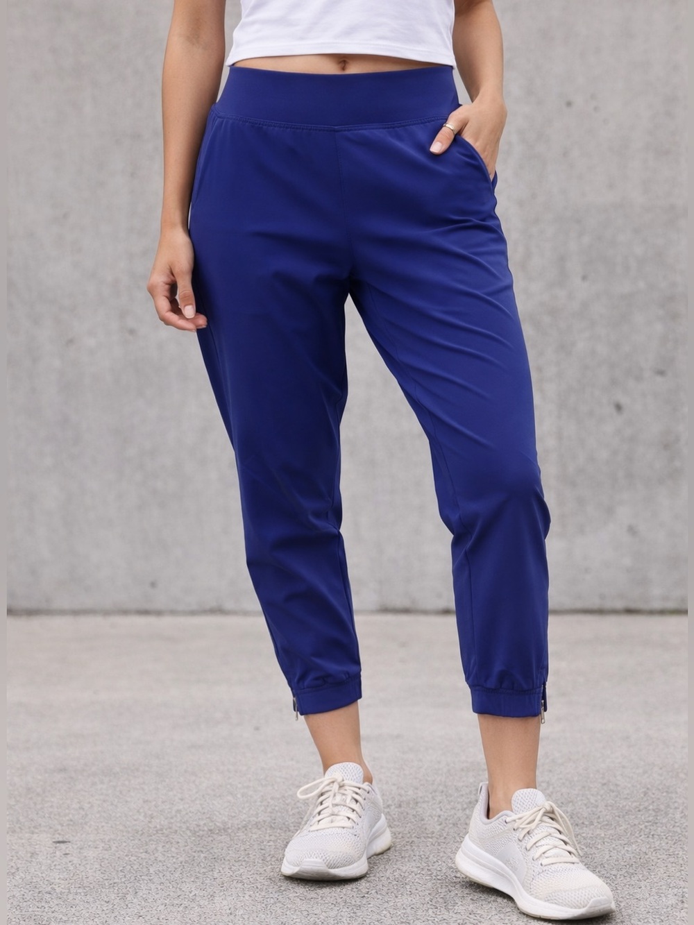 Lululemon Adapted State High‑Rise Cropped Jogger – Blue NWT – Size 8